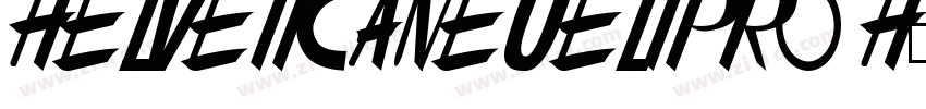 HELVETICANEUELTPRO H字体转换